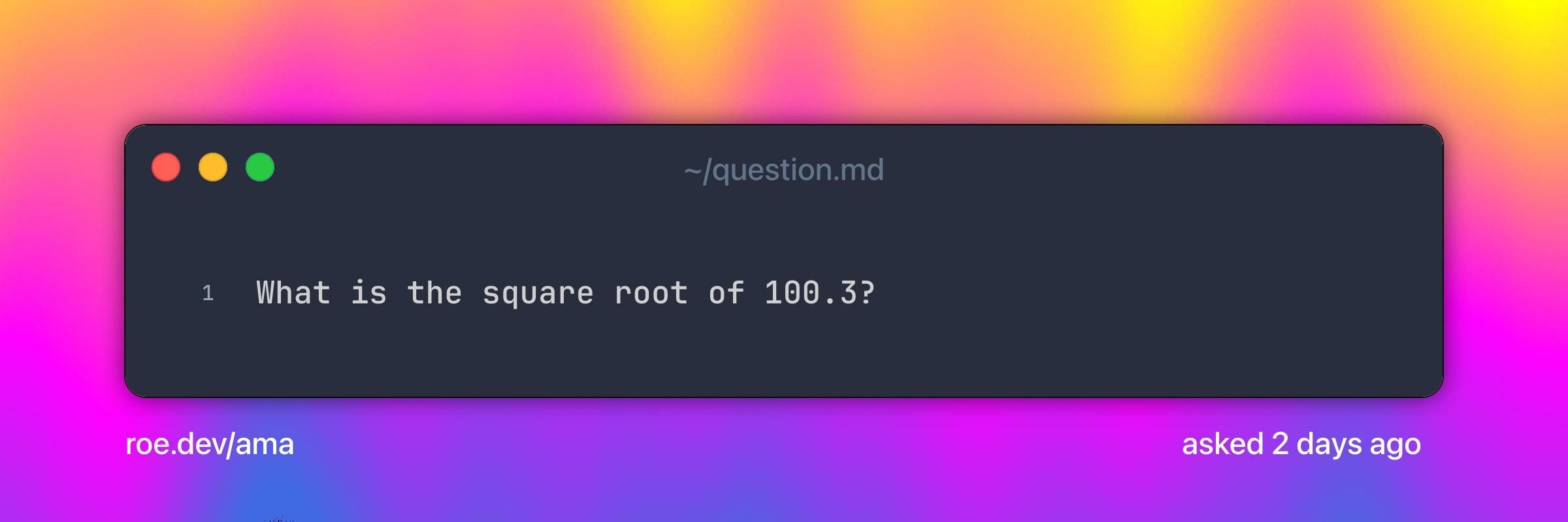 What is the square root of 100.3?