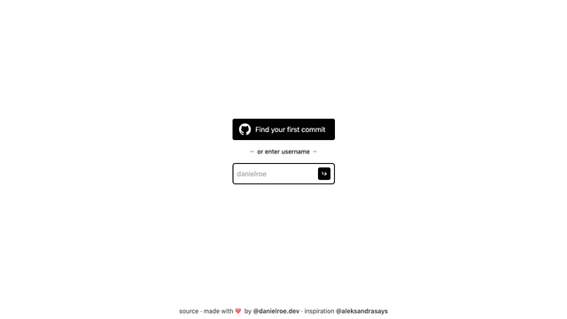Screenshot of firstcommit.is